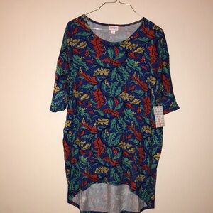 NWT LuLaRoe Irma Patterned Top